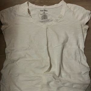 Medium, Old Navy Plain White T-Shirt